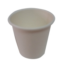 Blank Single Wall Paper Cups for Coffee Tea with Lids